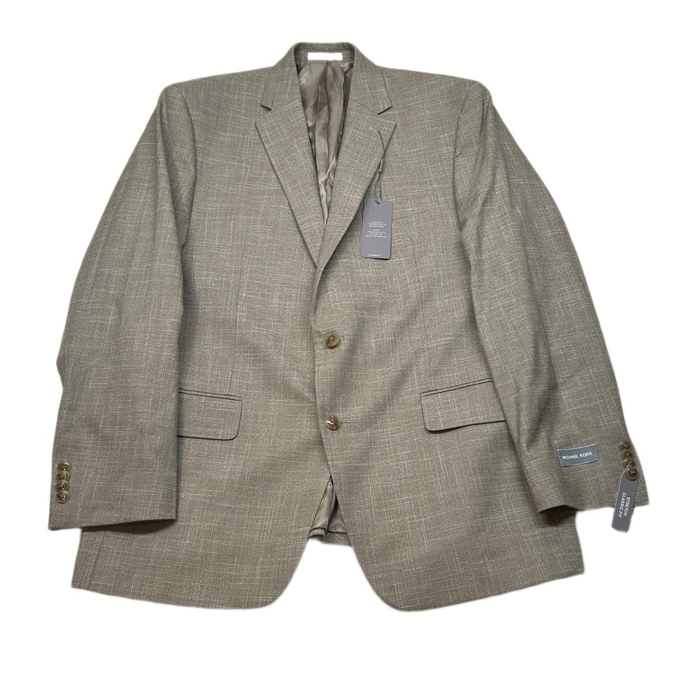 Michael Kors Kent Tan Sport Coat Mens 43R 42 44 Classic-Fit $295 NEW